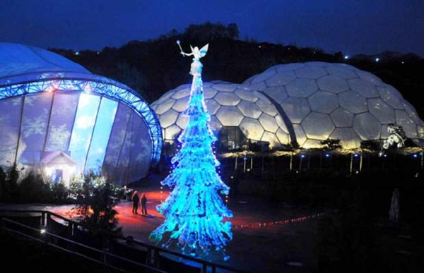 plastic bottle christmas tree